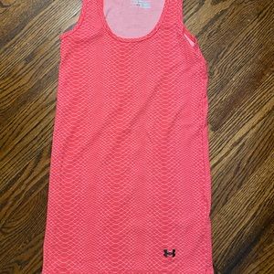 Under armour pink snake tank size small NWOT
